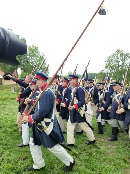 Slag van Waterloo Reinacting (België)